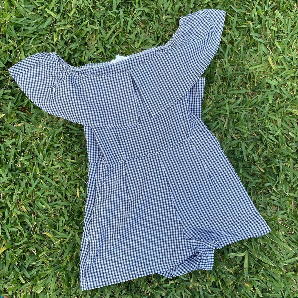 Gingham romper